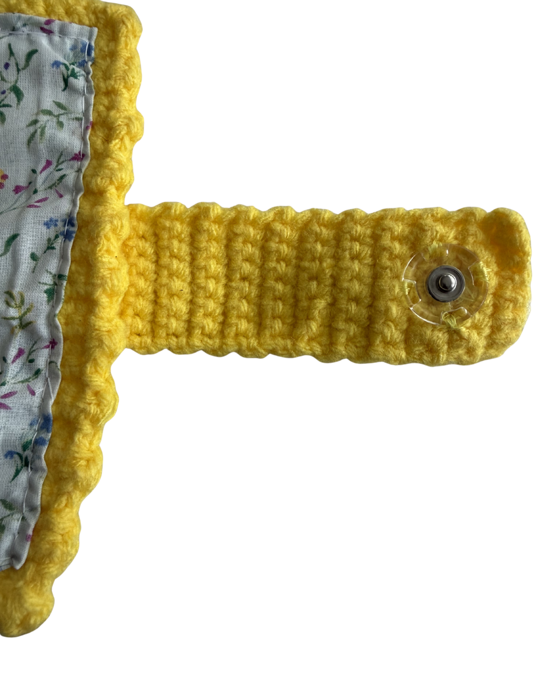 Protège-livre au crochet – Bouquet soleil fleuri