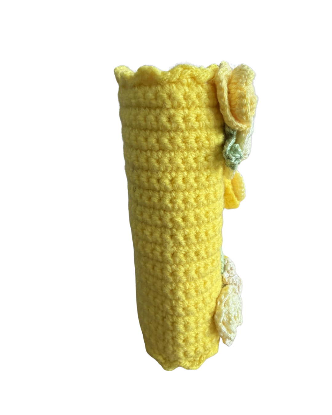 Protège-livre au crochet – Bouquet soleil fleuri
